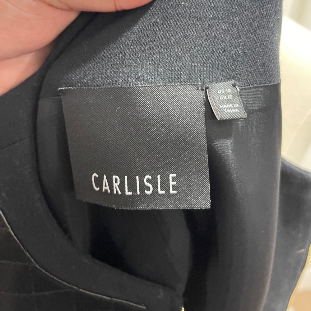 The Carlisle Collection Pandora Black Jacket Size 10 Classic - Picture 2 of 13
